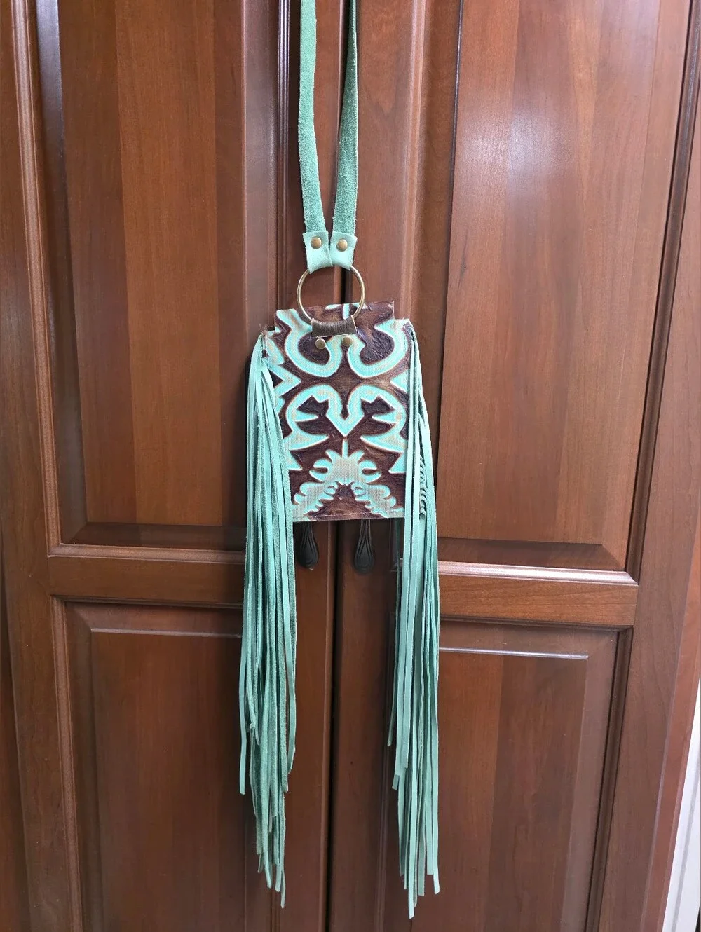 Custom Western Monogram Fringe Crossbody Bag keep It Gypsy